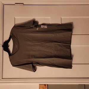 NWT. Christopher & Banks. Short sleeve green top. XL